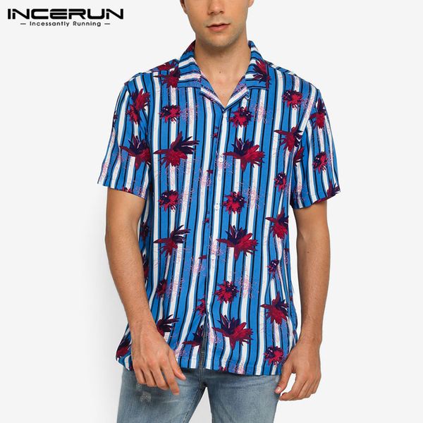 incerun men's hawaiian shirt printing short sleeve lapel beach casual breathable summer streetwear camisas 2020 vacation blouse, White;black
incerun men's hawaiian shirt printing short sleeve lapel beach casual breathable summer streetwear camisas 2020 vacation blouse, White;black