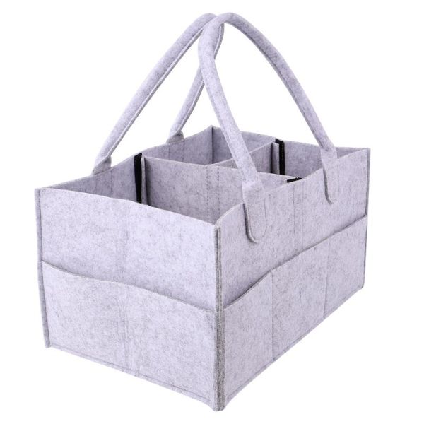 travel mommy bag felt baby diaper caddy portable nursery tote organizer storage basket (light grey
travel mommy bag felt baby diaper caddy portable nursery tote organizer storage basket (light grey