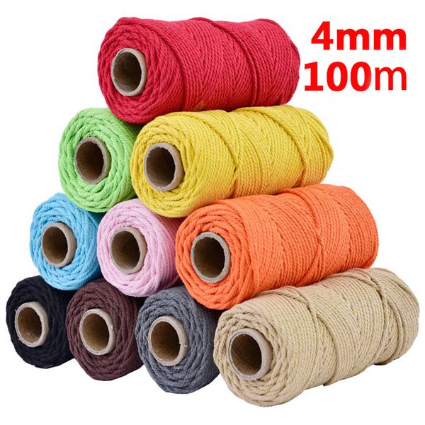 4mm 100% cotton cord colorful cord rope beige twisted craft macrame string diy home textile wedding decorative supply 110yards, Black;white
4mm 100% cotton cord colorful cord rope beige twisted craft macrame string diy home textile wedding decorative supply 110yards, Black;white
