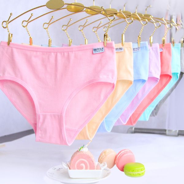 6 pcs cotton girls underwear solid low waist short briefs comfortable antibacterial woman panties 12-18y, Camo
6 pcs cotton girls underwear solid low waist short briefs comfortable antibacterial woman panties 12-18y, Camo