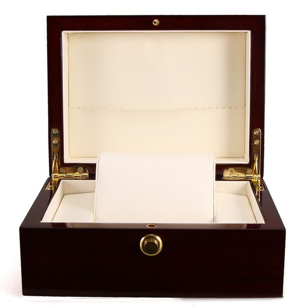 large size wood lacquered glossy single watch box with pu leather cushion, Black;blue
large size wood lacquered glossy single watch box with pu leather cushion, Black;blue