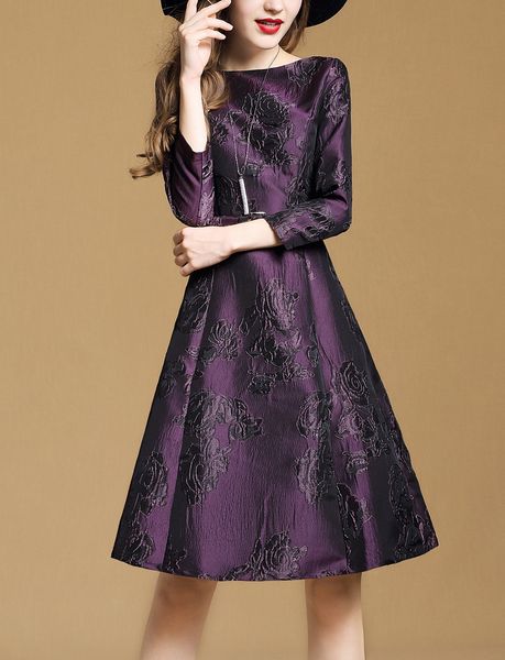 2020 autumn long sleeve autumn designer dress women's three quarter sleeve o neck embroidery jacquard women dresse, Black;gray
2020 autumn long sleeve autumn designer dress women's three quarter sleeve o neck embroidery jacquard women dresse, Black;gray