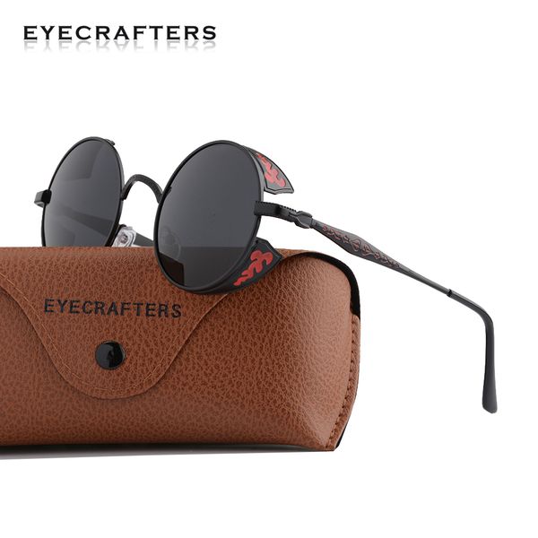 black metal round polarized sunglasses mens gothic steampunk sunglasses womens fashion retro vintage mirrored black sun glasses, White;black
black metal round polarized sunglasses mens gothic steampunk sunglasses womens fashion retro vintage mirrored black sun glasses, White;black