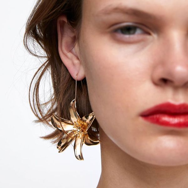 lady metal flower drop dangle earrings for women punk wedding party fashion pendant earring charm trendy jewelry, Silver
lady metal flower drop dangle earrings for women punk wedding party fashion pendant earring charm trendy jewelry, Silver