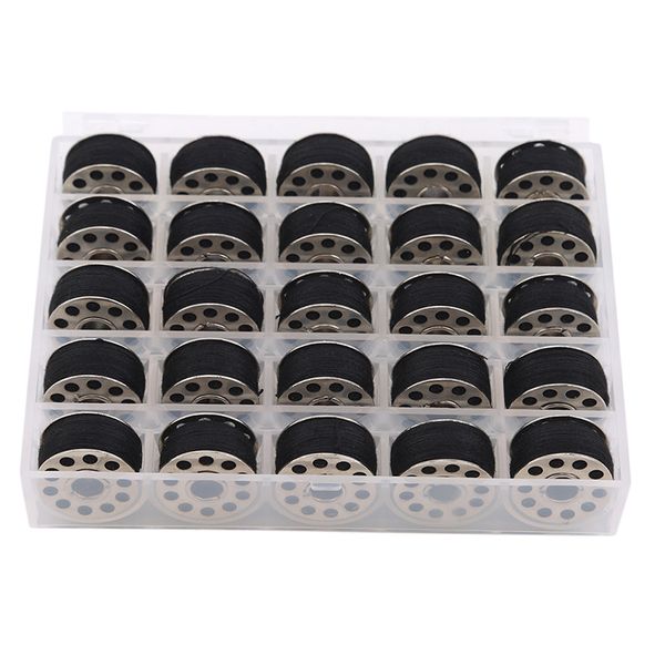 household multifunctional sewing thread black and white 25 boxed metal bobbin with low thread sewing tool set
household multifunctional sewing thread black and white 25 boxed metal bobbin with low thread sewing tool set