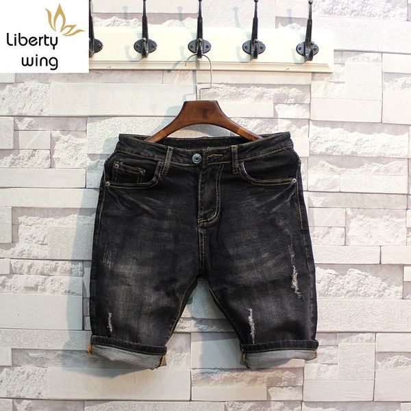 summer men slim denim cargo casual retro ripped stretch teenager fashion knee length jeans beach shorts plus size, Blue
summer men slim denim cargo casual retro ripped stretch teenager fashion knee length jeans beach shorts plus size, Blue