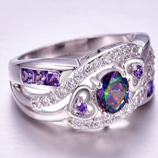 мода женщин engagement wedding ювелирные изделия овальный конструкции сердца multicolor фиолетовый белый размер кольца 6 -13 аксессуары парт, Slivery;golden
мода женщин engagement wedding ювелирные изделия овальный конструкции сердца multicolor фиолетовый белый размер кольца 6 -13 аксессуары парт, Slivery;golden