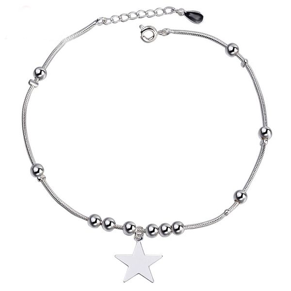 sangsy silver-plated star anklet women beads bohemian ankle bracelet boho foot jewelry, Red;blue
sangsy silver-plated star anklet women beads bohemian ankle bracelet boho foot jewelry, Red;blue