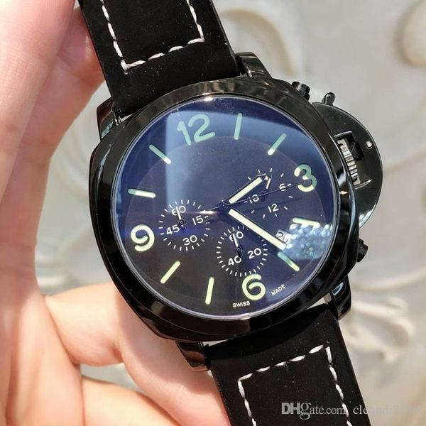 luxury man leather watches with date big dial dress watch classic quartz watch black color sport wristwatches relojes working smalll dials, Slivery;brown
luxury man leather watches with date big dial dress watch classic quartz watch black color sport wristwatches relojes working smalll dials, Slivery;brown