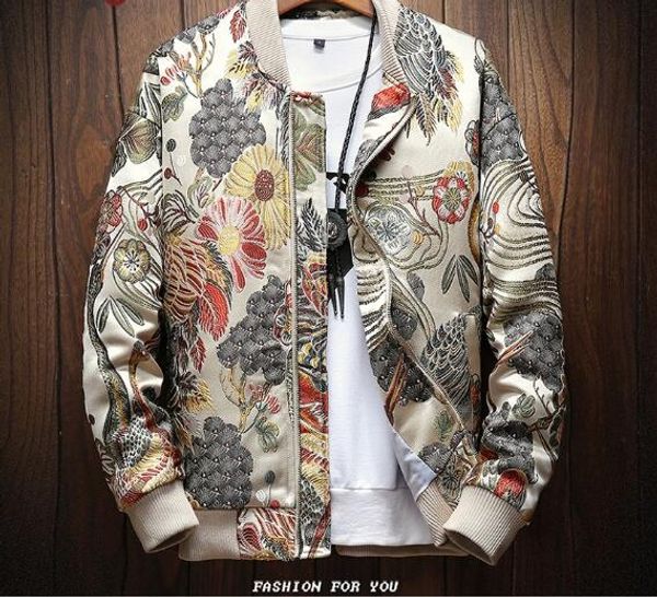 japanese embroidery men jacket coat man hip hop streetwear men jacket coat bomber jacket men clothes 2019 sping new, Black;brown
japanese embroidery men jacket coat man hip hop streetwear men jacket coat bomber jacket men clothes 2019 sping new, Black;brown