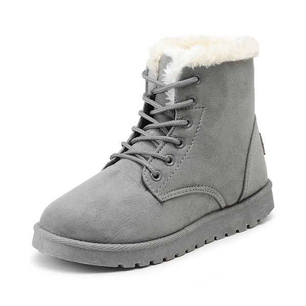 women boots 2019 new snow boot suede plush ankle boots women shoes thick warm lace up round toe winter, Black
women boots 2019 new snow boot suede plush ankle boots women shoes thick warm lace up round toe winter, Black