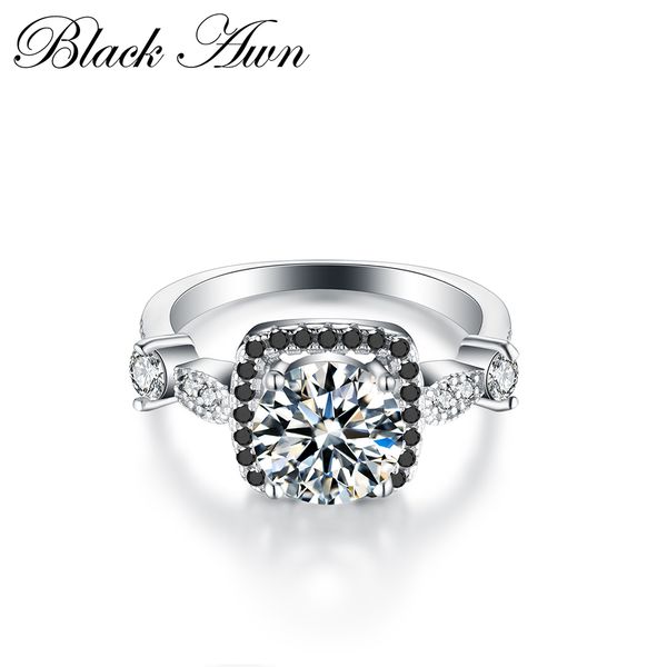black awn 2019 new cute genuine 925 sterling silver jewelry wedding rings for women square black&white stone ring anillos c216, Golden;silver
black awn 2019 new cute genuine 925 sterling silver jewelry wedding rings for women square black&white stone ring anillos c216, Golden;silver