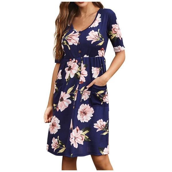 summer boho dress fashion womens casual loose short sleeve button printing v-neck dress ladies plus size dresses, Black;gray
summer boho dress fashion womens casual loose short sleeve button printing v-neck dress ladies plus size dresses, Black;gray