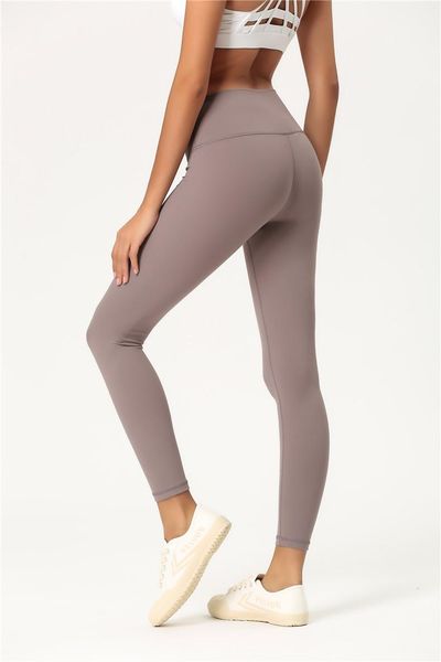 lu-11 2020 new high waist women yoga pants elastic tight solid color hip lifting nine points fitness pants, White;red
lu-11 2020 new high waist women yoga pants elastic tight solid color hip lifting nine points fitness pants, White;red