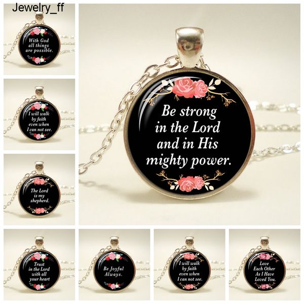 new fashion bible verse necklace with god all things are possible scripture quote jewelry for women men christian faith gift, Silver
new fashion bible verse necklace with god all things are possible scripture quote jewelry for women men christian faith gift, Silver