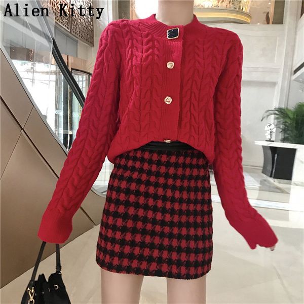 alien kitty winter fashion warm sweater women cardigans knitted casual outerwear all-match loose sweaters solid 3 colors, White;black
alien kitty winter fashion warm sweater women cardigans knitted casual outerwear all-match loose sweaters solid 3 colors, White;black