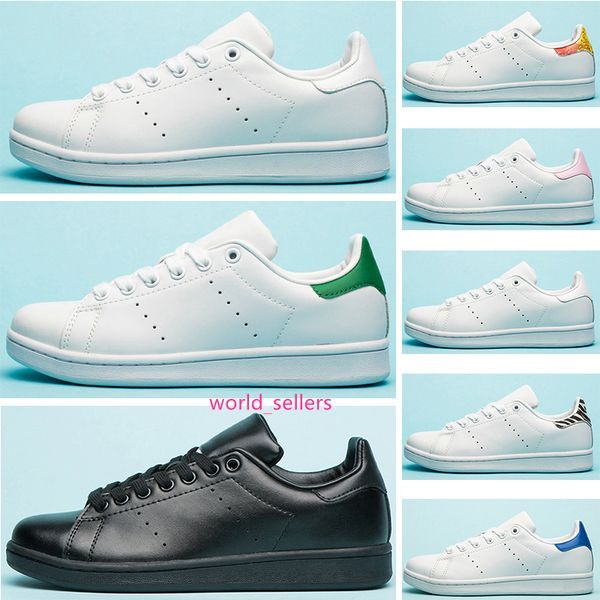 2019 stan brand men women fuchsia navy zebra classic stripe green gold white designer shoes smith sneakers casual shoes leather sports flats
2019 stan brand men women fuchsia navy zebra classic stripe green gold white designer shoes smith sneakers casual shoes leather sports flats
