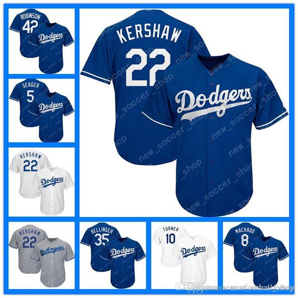 Los Angeles 22 Clayton Kershaw Jersey Dodgers 35 Cody Bellinger 5 Corey Seager 31 Mike Piazza 8 Machado 10 Turner 42 Robinson Jerseys
Los Angeles 22 Clayton Kershaw Jersey Dodgers 35 Cody Bellinger 5 Corey Seager 31 Mike Piazza 8 Machado 10 Turner 42 Robinson Jerseys