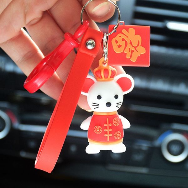 year of the rat lucky mouse key chain for women funny rat keyring accessories car keychain trinket charm new year gifts, Silver
year of the rat lucky mouse key chain for women funny rat keyring accessories car keychain trinket charm new year gifts, Silver