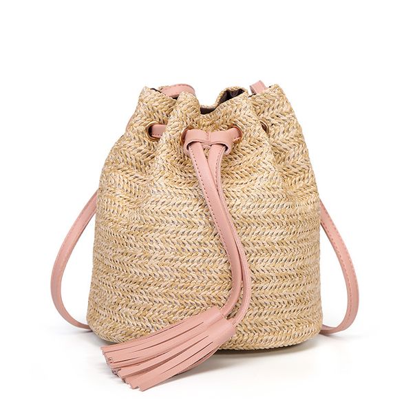 new woman fashion casual bucket bag 2020 women handbag straw big bags solid color tassels weaving handbag #yj
new woman fashion casual bucket bag 2020 women handbag straw big bags solid color tassels weaving handbag #yj