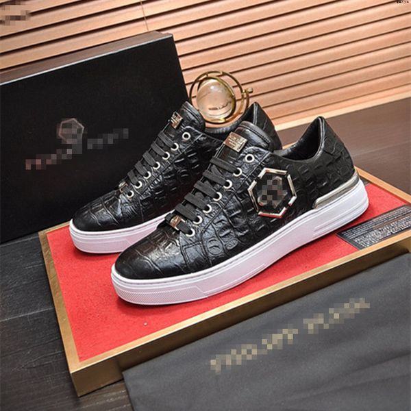 designer men sneaker casual shoes low leather sneakers stripes shoe walking sports trainers men shoes, Black
designer men sneaker casual shoes low leather sneakers stripes shoe walking sports trainers men shoes, Black