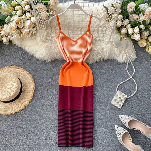 casual dresses 2021 v neck spaghetti strap women dress fashion hit color patchwork striped streetwear robe femme, Black;gray
casual dresses 2021 v neck spaghetti strap women dress fashion hit color patchwork striped streetwear robe femme, Black;gray