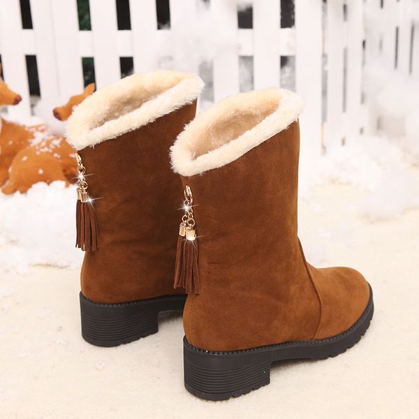new women snow boots tassel keep warm boots female rubber non-slip shoes platform plush insole zapatos de mujer y12-26, Black
new women snow boots tassel keep warm boots female rubber non-slip shoes platform plush insole zapatos de mujer y12-26, Black