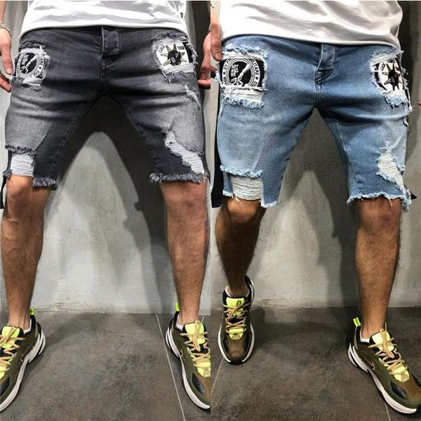 summer washed mens short jeans blue designer badge holes ribbon jean pants mens fashion jeans trousers, White;black
summer washed mens short jeans blue designer badge holes ribbon jean pants mens fashion jeans trousers, White;black