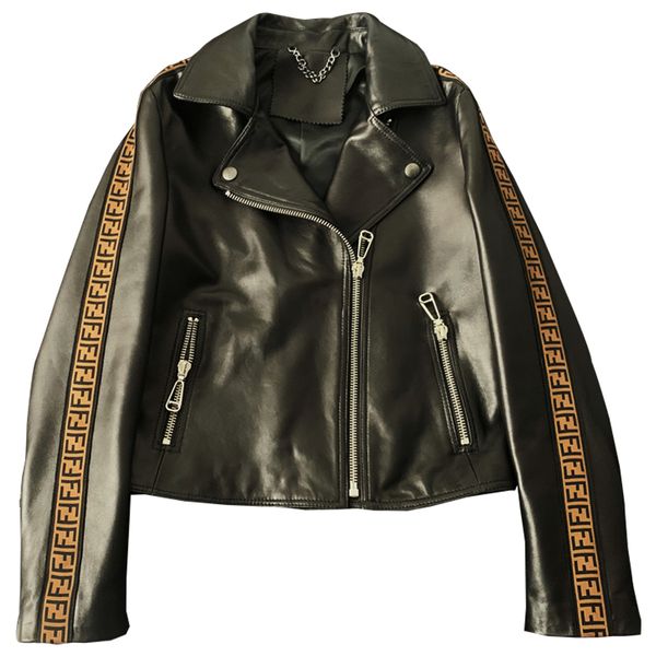 ladies genuine leather winter slim casual jacket fend women clothes ff outerwear coats jackets, White
ladies genuine leather winter slim casual jacket fend women clothes ff outerwear coats jackets, White