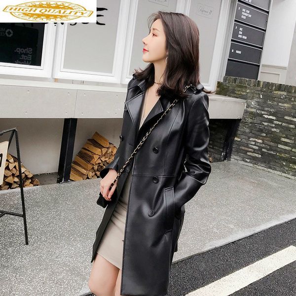 Women's Fur Coat Female Real Leather Jacket Korean Genuine Leather Jacket Women Clothes 2020 Elegant Sheepskin Coat TF810 YY2138, Black
Women's Fur Coat Female Real Leather Jacket Korean Genuine Leather Jacket Women Clothes 2020 Elegant Sheepskin Coat TF810 YY2138, Black