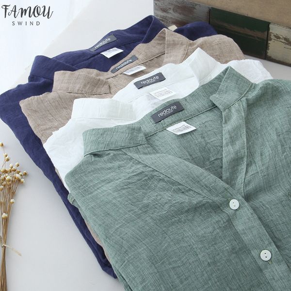 2020 cotton and linen shirt womens summer sun thin linen shirt literary 7 sleeve cardigan womens collar white shirt
2020 cotton and linen shirt womens summer sun thin linen shirt literary 7 sleeve cardigan womens collar white shirt