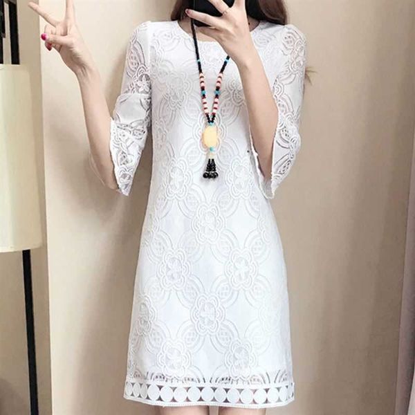 elegant white lace hollow out dress women vintage 3/4 sleeve vestidos autumn winter women party club dress, Black;gray
elegant white lace hollow out dress women vintage 3/4 sleeve vestidos autumn winter women party club dress, Black;gray