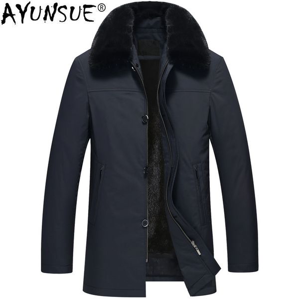ayunsue real fur coat men winter jacket natural liner winter parka warm plus size mens mink jackets 1055-aoshadi j3114, Black
ayunsue real fur coat men winter jacket natural liner winter parka warm plus size mens mink jackets 1055-aoshadi j3114, Black