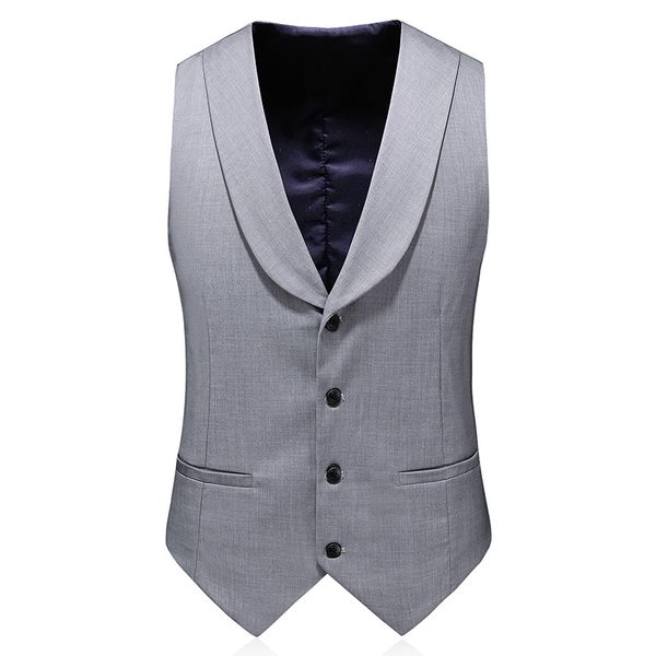 mogu 8 colors 2019 new men's business casual slim vests fashion male solid color single buttons vests fit homme suit for men, Black;white
mogu 8 colors 2019 new men's business casual slim vests fashion male solid color single buttons vests fit homme suit for men, Black;white