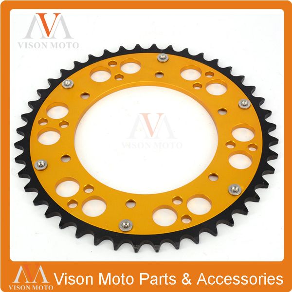 42t 44t cnc rear chain sprocket for tsr125 tsr200 dr350 drz400 e s sm klx400 supermoto enduro off road racing ing
42t 44t cnc rear chain sprocket for tsr125 tsr200 dr350 drz400 e s sm klx400 supermoto enduro off road racing ing