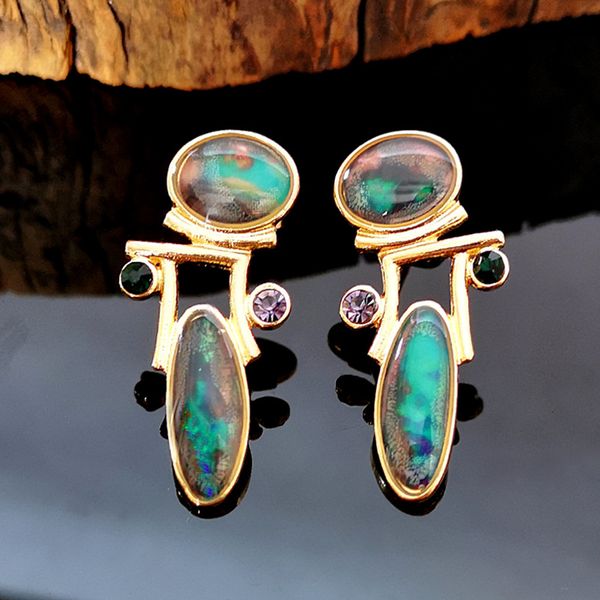 vintage gold colorful moonstone opal dangle earrings for women luxury purple green crystal statement earring boho jewelry 2019, Silver
vintage gold colorful moonstone opal dangle earrings for women luxury purple green crystal statement earring boho jewelry 2019, Silver