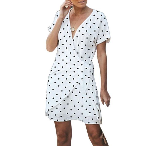 jaycosin women v-neck dot printed bohemian dress plus size female summer fashion casual short sleeve beach party dress, Black;gray
jaycosin women v-neck dot printed bohemian dress plus size female summer fashion casual short sleeve beach party dress, Black;gray