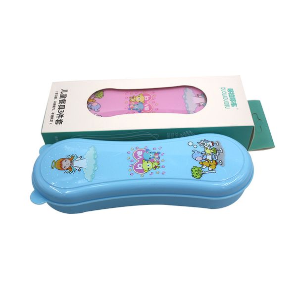 Duo la duo bu CHILDREN'S Tableware Cartoon xue xi kuai Portable Three-piece Set Stainless Steel Fork And Spoon
Duo la duo bu CHILDREN'S Tableware Cartoon xue xi kuai Portable Three-piece Set Stainless Steel Fork And Spoon
