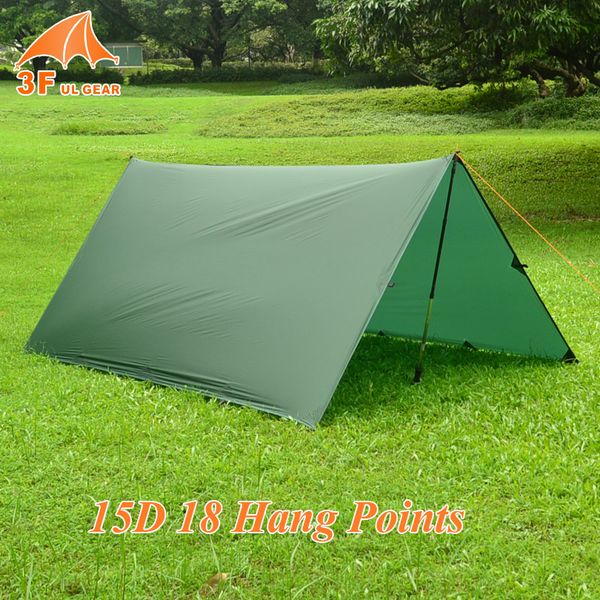 3f ul gear 15d nylon silicone ultralight tarp awning sun shelter lightweght camping equipment 3*3m 4*3m 5*3m
3f ul gear 15d nylon silicone ultralight tarp awning sun shelter lightweght camping equipment 3*3m 4*3m 5*3m
