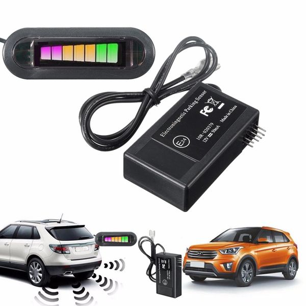 

auto led u302 electromagnetic car parking sensor reversing reverse backup radar system alarm