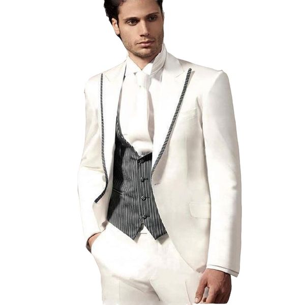 slim fit one button wedding groom tuxedos two pieces (coat+pant) white groomsmen prom/evening party suits one set per opp bag, Black;gray
slim fit one button wedding groom tuxedos two pieces (coat+pant) white groomsmen prom/evening party suits one set per opp bag, Black;gray