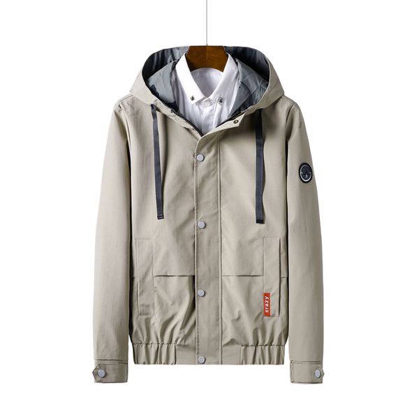 casual men's hooded jacket black khaki men slim fit stand jackets pilot male fashion windbreaker coat man streetwear;ya090, Black;brown
casual men's hooded jacket black khaki men slim fit stand jackets pilot male fashion windbreaker coat man streetwear;ya090, Black;brown