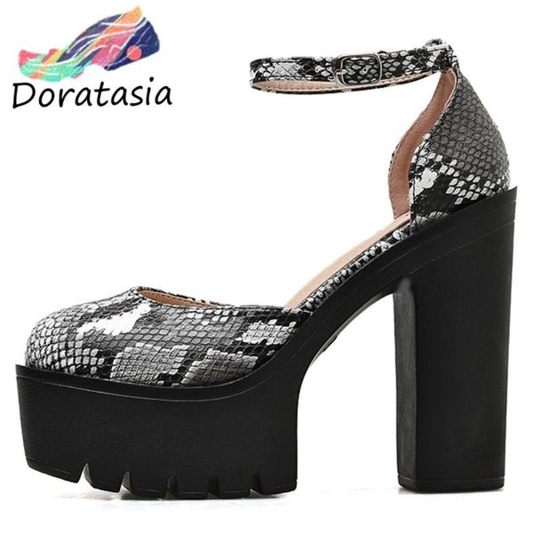 doratasia women round toe ankle strap high heels shoes 2020 fashion sandals women snake print summer sandals, Black
doratasia women round toe ankle strap high heels shoes 2020 fashion sandals women snake print summer sandals, Black