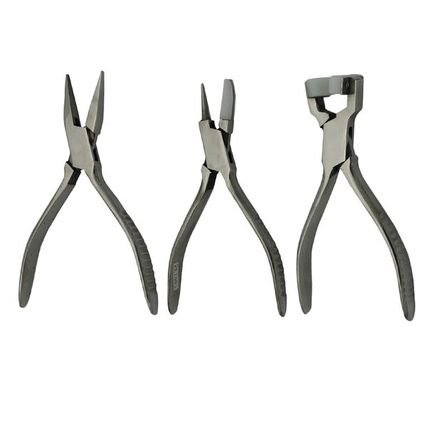 3 pieces silver cambered/flat nose/special-shaped jewelry making pliers cutter beading tools for craft making
3 pieces silver cambered/flat nose/special-shaped jewelry making pliers cutter beading tools for craft making