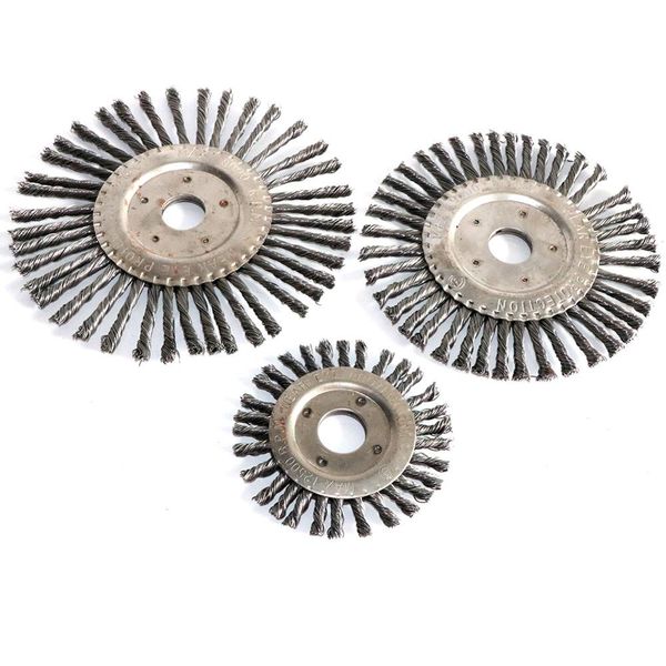1pc 4 inch5 " 6 " 7 " торсионная стальная плоская проволочная щетка с узловым поворотом обжимная проволочная щетка для угловой шлифовальной
1pc 4 inch5 " 6 " 7 " торсионная стальная плоская проволочная щетка с узловым поворотом обжимная проволочная щетка для угловой шлифовальной