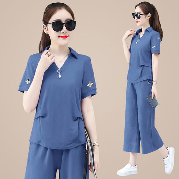 casual plus size women clothes 2019 summer tracksuit wide leg pants embroidery bee kawaii woman 2 piece set outfits two piece, White
casual plus size women clothes 2019 summer tracksuit wide leg pants embroidery bee kawaii woman 2 piece set outfits two piece, White