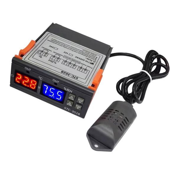 temperature and humidity controller - pre-wired dual stage thermostat adn humidistat for mushroom greenhouse reptile
temperature and humidity controller - pre-wired dual stage thermostat adn humidistat for mushroom greenhouse reptile