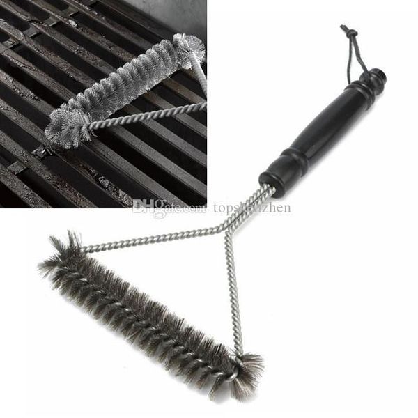 12inch 3-sided bbq grill brush non-stick barbecue grill bbq brush stainless steel wire bristles cleaning brushes with handle durable cooking
12inch 3-sided bbq grill brush non-stick barbecue grill bbq brush stainless steel wire bristles cleaning brushes with handle durable cooking