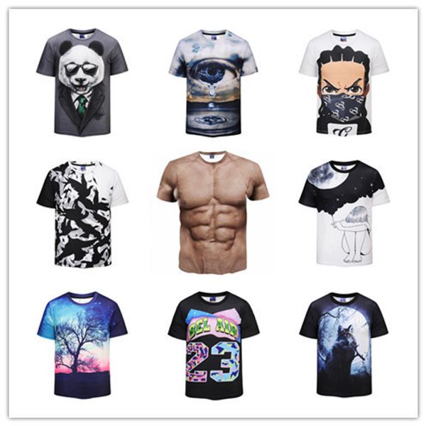 mens designer 3d digital printed t-shirt elastic muscle spoof animal pattern short sleeve t-shirt, White;black
mens designer 3d digital printed t-shirt elastic muscle spoof animal pattern short sleeve t-shirt, White;black