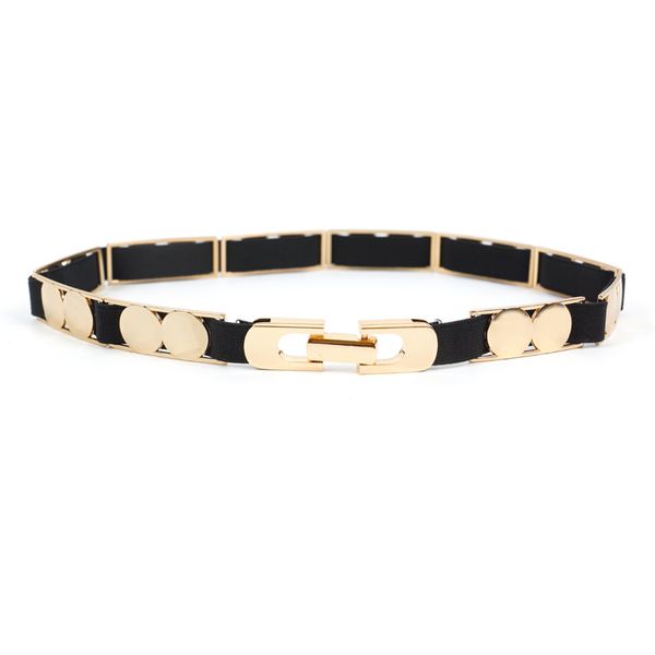 fashion female round hollow designer metal belt woman elastic waistband women belts with golden buckle, Black;brown
fashion female round hollow designer metal belt woman elastic waistband women belts with golden buckle, Black;brown